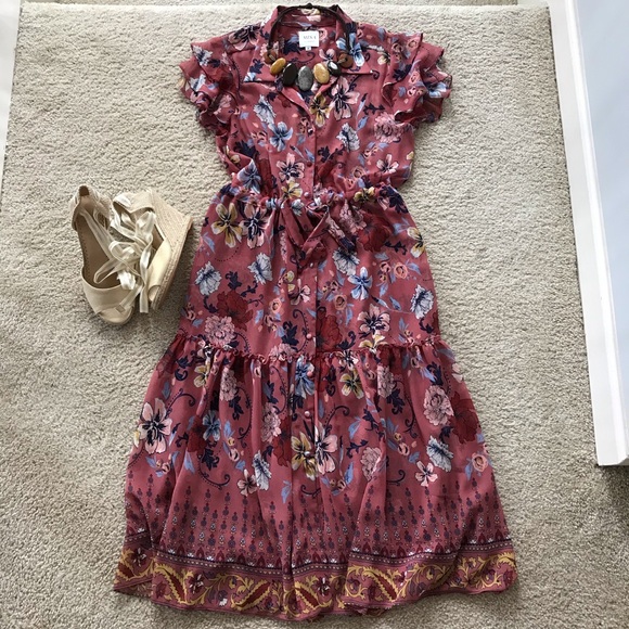 Misa Los Angeles Dresses & Skirts - MISA Los Angeles Violette Floral Dress